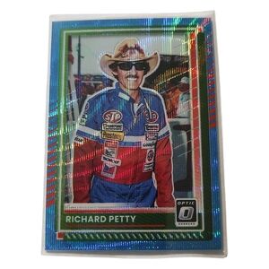 2025 Richard Petty Racing Card Blue Wave Optic Prizm 38/99 /99 King NASCAR STP